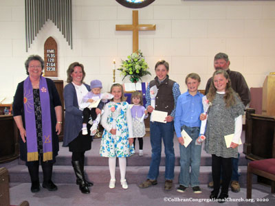 New Members 2020 at Collbran Congregational United Church of Christ
